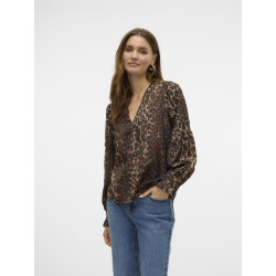 Vero Moda Vmwild ls v-neck top wvn faw exp