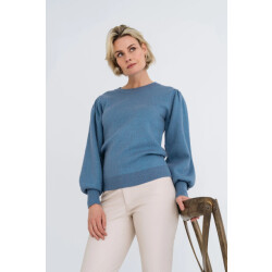 MAICAZZ Hilsan trui wi24.70.214 jeans blue