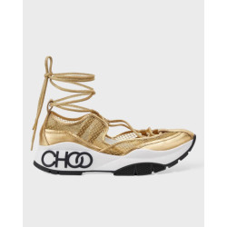 Jimmy Choo Mesh leren sneakers