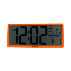 Karlsson wand/tafelklok retro lcd helder