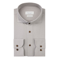 Profuomo Japanese knitted overhemd met lange mouwen