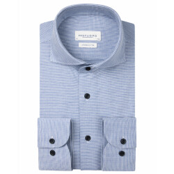 Profuomo Japanese knitted overhemd met lange mouwen