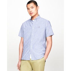 Tommy Hilfiger Menswear casual overhemd met korte mouwen