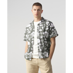 J.C. Rags Elvis floral casual overhemd met korte mouwen