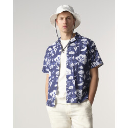 J.C. Rags Elvis floral casual overhemd met korte mouwen