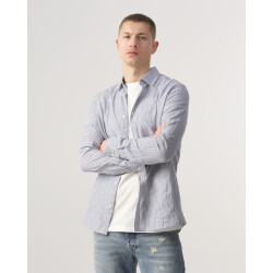 J.C. Rags Jayden casual overhemd met lange mouwen