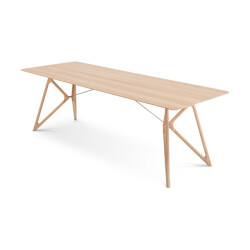Gazzda Tink table houten eettafel whitewash 240 x 90 cm