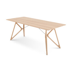 Gazzda Tink table houten eettafel whitewash 220 x 90 cm