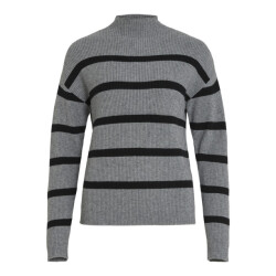 Vila Viril mock neck ls knit rib top 2 -