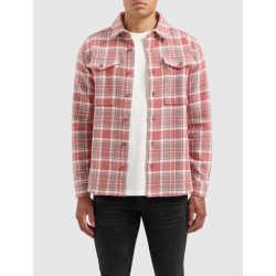 Pure Path Heavy twill checked shirt