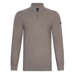 Cavallaro Merino half zip pullover truien 118245001