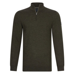 Cavallaro Merino half zip pullover truien 118245001