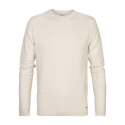 Petrol Industries Knitwear round neck ecru