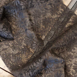 Unique Living tafelloper foam unique outdoor 45x150cm dark grey