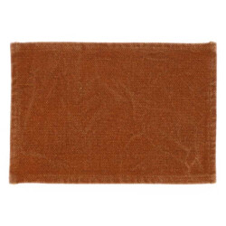 Unique Living placemat loek 30x45cm leather brown