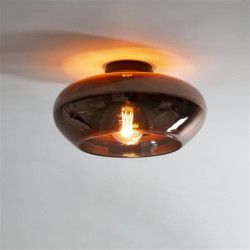 Hoyz plafondlamp elevate glass copper color glas