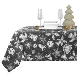 Unique Living tafelkleed hein 170cm Ø dark grey