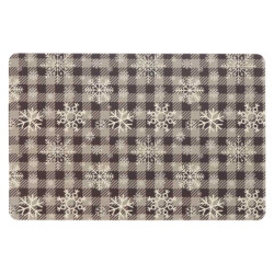 Unique Living placemat ice crystal 30x45cm silver