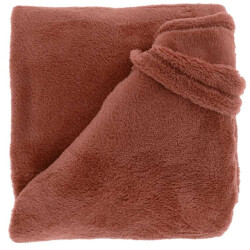 Unique Living plaid justin marsala -150x200cm