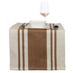 Unique Living tafelloper olena 45x150cm coconut