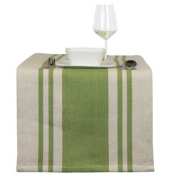 Unique Living tafelloper olena 45x150cm olive green