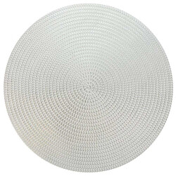 Unique Living placemat thora 38cm Ø silver