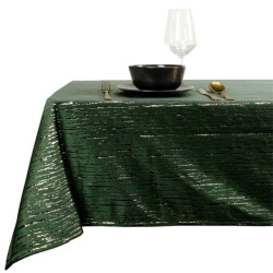 Unique Living | tafelkleed bobby 150x200cm dark green