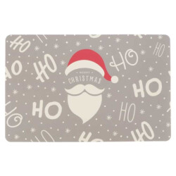 Unique Living placemat hohoho 30x45cm silver
