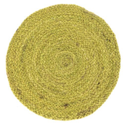 Unique Living placemat rana 40cm Ø moss green