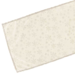 Unique Living | tafelloper sigrid 45x150cm ivory