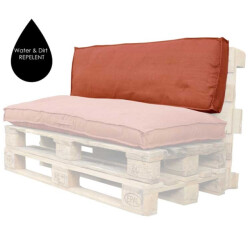 Unique Living | palletkussen luana | outdoor collectie | oranje | 40x120cm