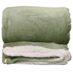 Unique Living plaid lars tea green -220x240cm