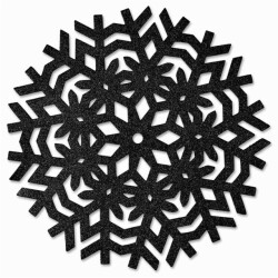 Unique Living | placemat ice | rond | polyester | | Ø38cm
