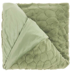 Unique Living plaid daaf tea green -150x200cm