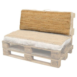 Unique Living | palletkussen rana | outdoor collectie | lichtbruin | 40x120x12cm