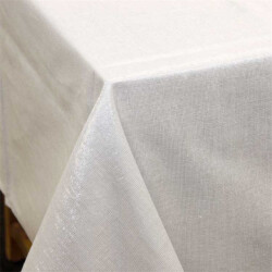 Unique Living | glamour tafelkleed 150x200cm off white