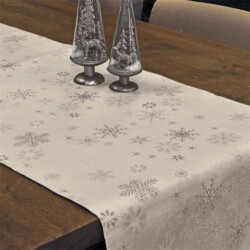 Unique Living | loper crystal 45x150cm silver
