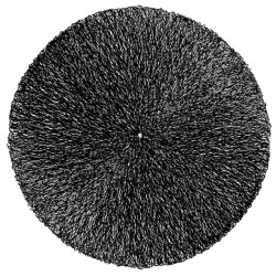 Unique Living placemat ciara 38cm Ø black