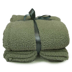 Unique Living plaid jurre tea green -150x200cm