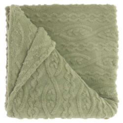 Unique Living plaid pleun tea green -150x200cm