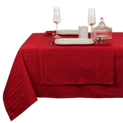 Unique Living | tafelkleed tyra 150x200cm red