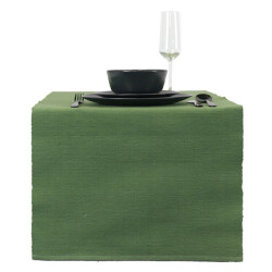 Unique Living | tafelloper trix 45x150cm pesto