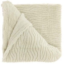 Unique Living plaid clio dove white -150x200cm