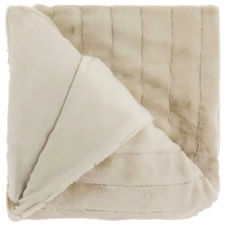 Unique Living plaid norah dove white -150x200cm