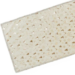 Unique Living | tafelloper bernt 45x150cm ivory