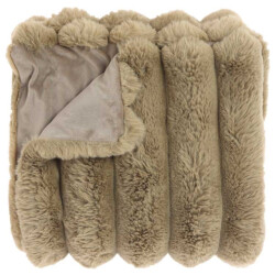 Unique Living plaid liebe sand -150x200cm