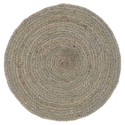 Unique Living placemat rana 40cm Ø chateau grey