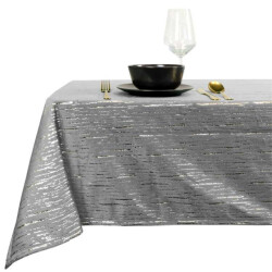 Unique Living | tafelkleed bobby 150x250cm dark grey