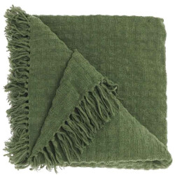 Unique Living plaid verlin winter green -130x180cm