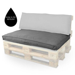 Unique Living | palletkussen luana | outdoor collectie | donker |
